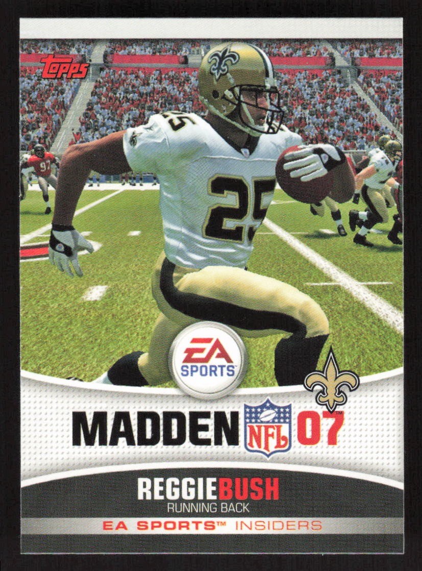 2006 Topps EA Sports Madden Reggie Bush #20 New Orleans Saints