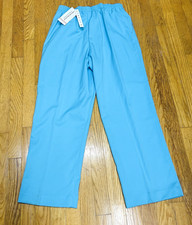 Alfred Dunner Women's Blue Size 12 S Classic Fit Elastic Waist Pants Pockets NEW