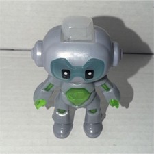 Gray and Green Robot Toy Figure for Kids, Action Model, Ages 3-7