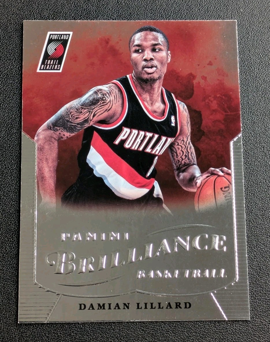 2012 Panini Brilliance Damian Lillard #283 Rookie Card Portland Trail Blazers