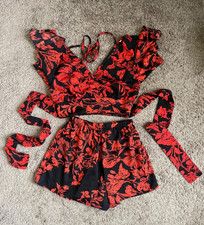 Two piece short sets women Medium