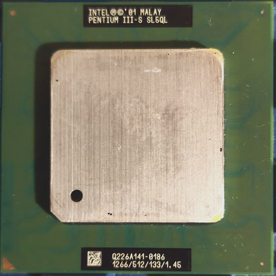 Intel Pentium III-S 1266/512/133/1.45 SL5QL Tualatin Core TESTED WORKING