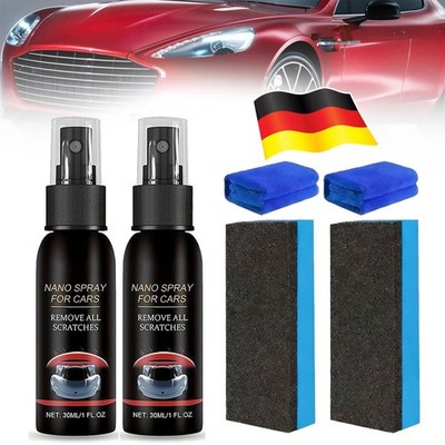 2PC Nurafix Auto Spray Kratzer Entfernen, Quick Effect Coating Agent for Car
