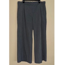 Abercrombie Fitch Gray Women s Trouser Pants High Rise Size 32R Runs Large