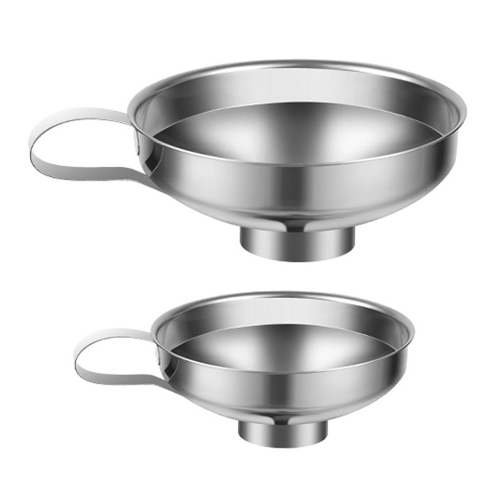Stainless Steel Household Wide Mouth Funnel Salad Dressing  Diameter Funnel1482