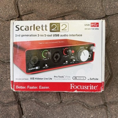 Focusrite Scarlett 2i2 2-Channel USB Audio Interface - AMS