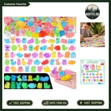 Enchanting 184PCS Glow-in-the-Dark Miniature Resin Animals for Imaginative Play