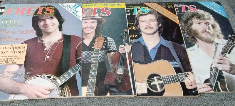 Frets Magazine,  Rice ,Bush ,Fleck, O'Connor