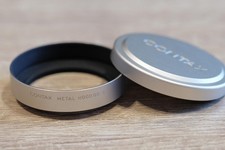CONTAX Genuine Metal Hood GG-2  Lens Cap GK-54 2 Pieces Excellent Cond
