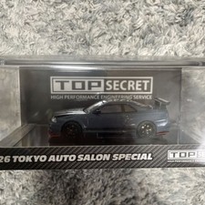 TOP SECRET Tokyo Auto Salon 2026 GT-R BNR 34 1/64 Top Secret R34 TOKYO AUTO
