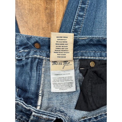 Miss Me Denim Skinny Jeans Strassverzierung Y2K Damen Größe 28 JP60735 - Bild 9 von 9