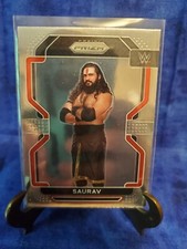 2022 Panini Prizm WWE Silver Prizm Saurav #103 Rookie RC
