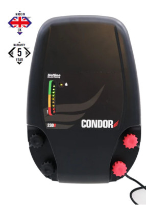 Energiseur Clôture électrique Hotline Condor Mains 230V – HLM400 – Neuf