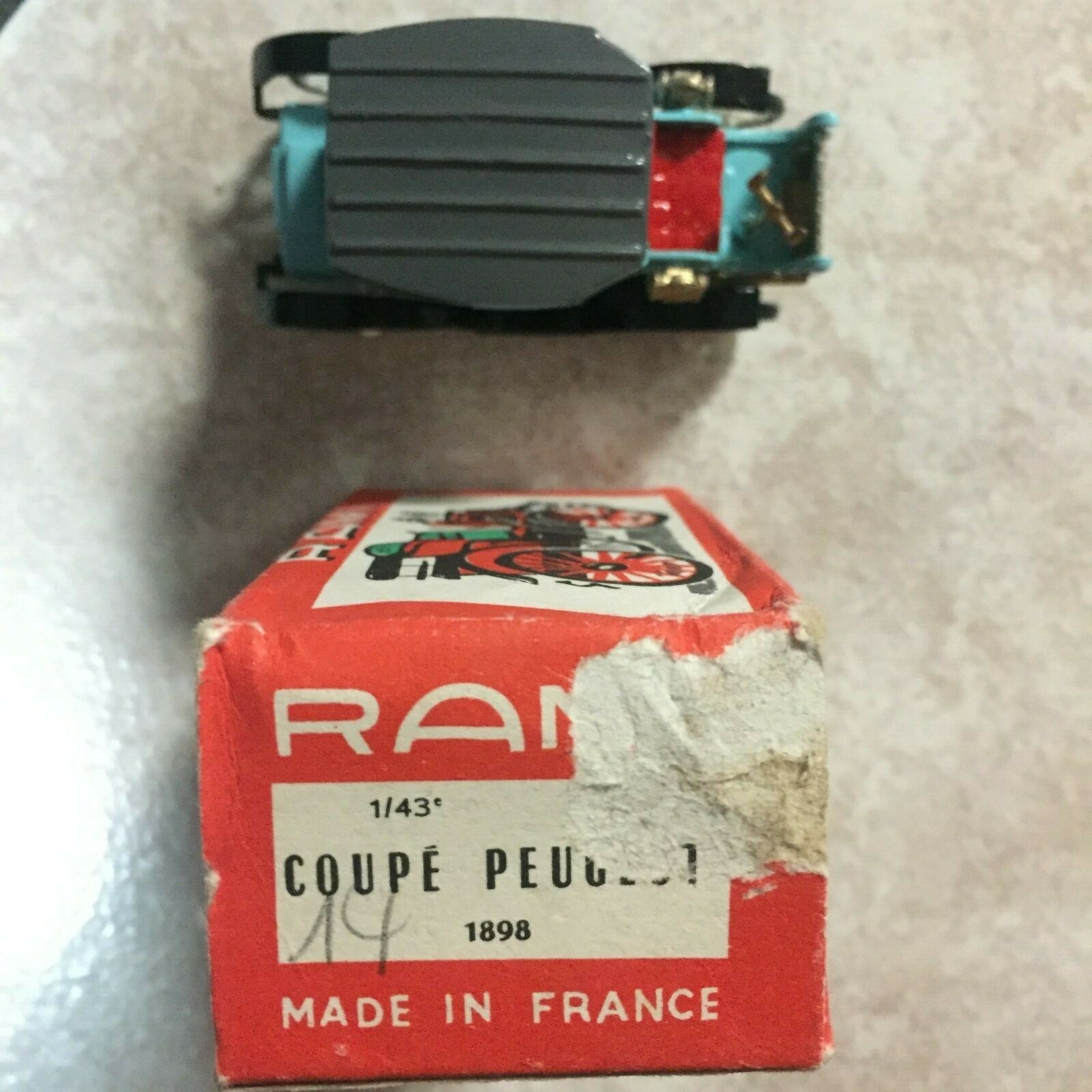 JMK Rami series 1898 Peugeot Coupe boxed 1960s french 1/43