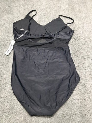 New Sheisme One Piece Swimsuit Swimwear Sz Large Bathing Suit Sheer Wrapped Sun - Picture 13 of 18