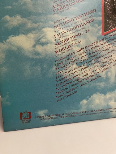 RARE Vintage The Clark Sisters Sincerely (1982) Gospel Vinyl LP Album Record - Picture 3 of 7