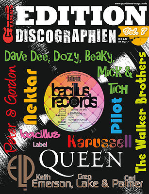 GoodTimes Discographien Vol. 7 - u.a. DDDMB&T Walker Brothers Queen ELP Novalis 