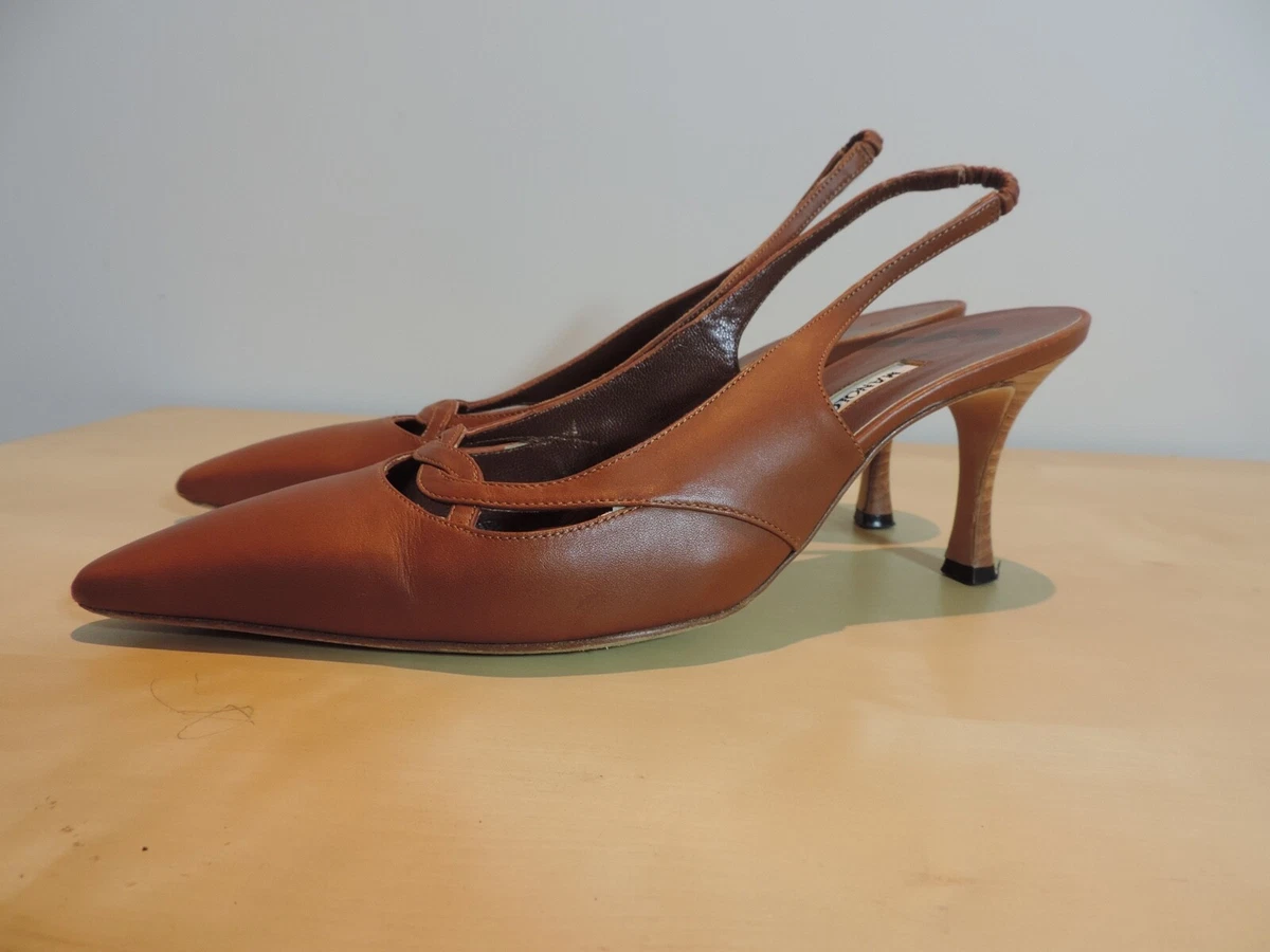 Slingback shop manolo blahnik