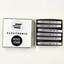 Vintage Eagle Electronic Pencil Refill Leads 12 Tubes 3601 2H .036in 1.375in