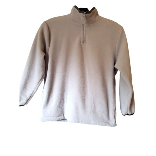 Old Navy Kinder Jungen grau 1/4 Reißverschluss Pullover LS Fleece Pullover Sweatshirt Top M GUC - Bild 1 von 6