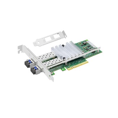 10Gb PCI-E X8 Dual SFP+ Port Fiber Fiber Optic Network Card,(with 2 Piece Sin...