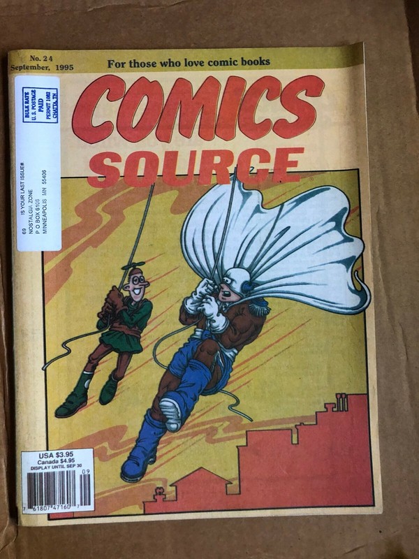 Fanzine COMICS SOURCE #24 September 1995 - Articles + Price Guide