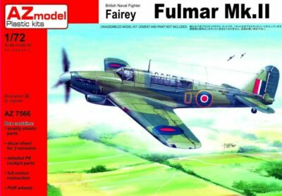 FAIREY FULMAR Mk.II (BRITISH FAA MKGS, HMS ILLUSTRIOUS 1942-45) 1/72 AZ MODEL