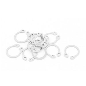 KuierShop 10pcs 304 Stainless Steel External Circlip Retaining Shaft Snap Rings 22mm TM KuierShop 10pcs 304 Stainless Steel External Circlip Retaining Shaft Snap Rings 22mm TM