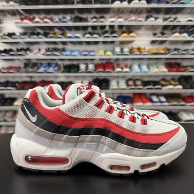 Nike Air Max 95 University Red Black White Grey 749766-601 Men's