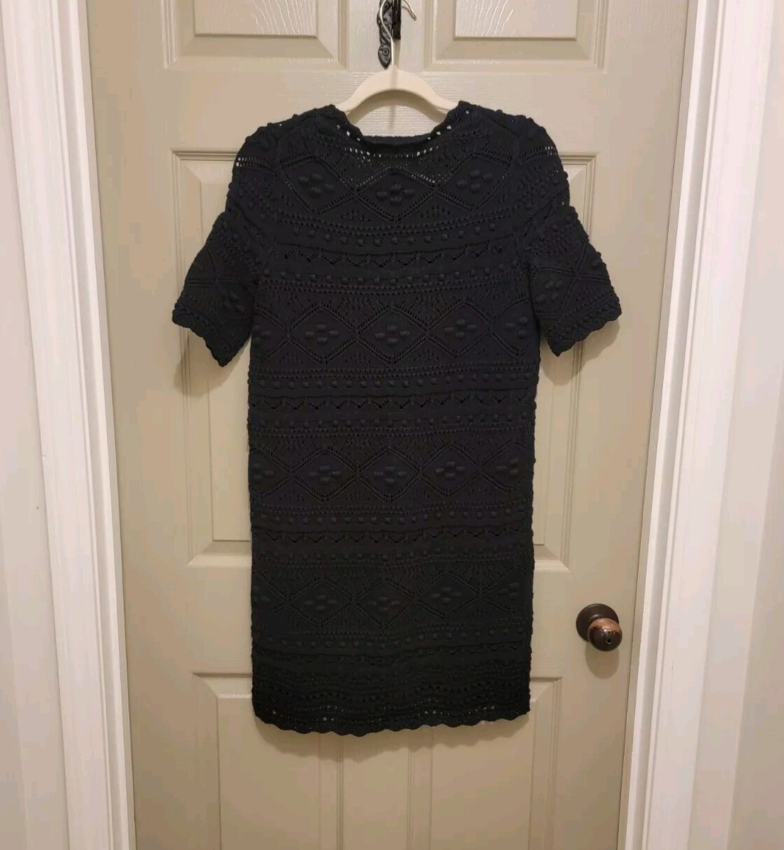 BODEN Claudia Textured Knit Knitted Sweater Dress in Black Size US 2R | eBay BODEN Claudia Textured Knit Knitted Sweater Dress in Black Size US 2R | eBay
