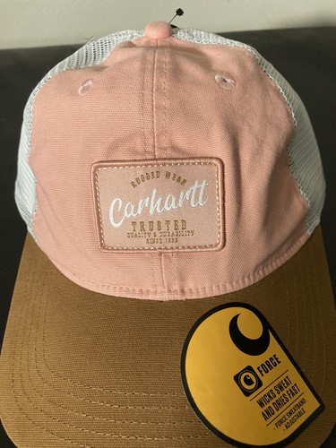Carhartt Women's Canvas Mesh-Back Cap One Size Cherry Blossom - Picture 2 of 3