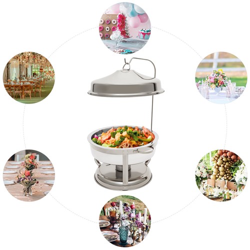 Buffet Chafing Dish Set 201 Stainless Steel Buffet Warmers Party Restaurants 9L - Picture 2 of 18