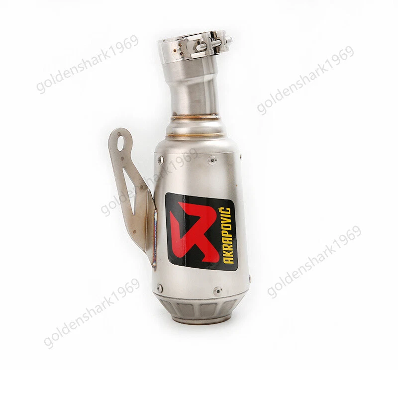 Silenciadores de tubo traseiro silenciador cromado 55 mm tubo de escape para Yamaha MT-10 2022-2025 - Imagem 2 de 4