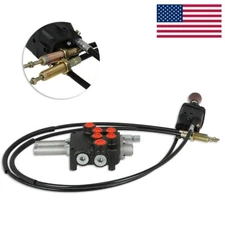 2 Spool Valve 21gpm (80l/min) 25MPa (3625PSI) Joystick Remote Control Valve Kit