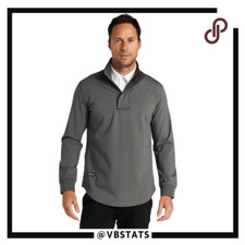 Bylt Men's Elite Fairway Drop-Cut 1/4 Snap Jacket Charcoal Gray Size 2XL NWT