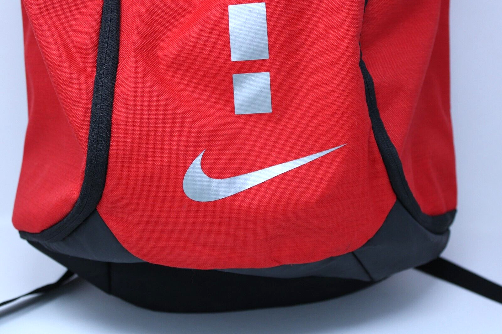 Nike Hoops Elite Pro Basketball Backpack Red Black Silver School Good Condition