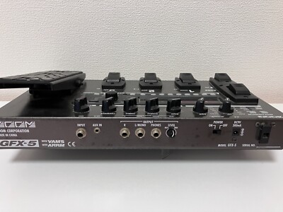 【整備済み】ZOOM GFX-5 ヴィンテージ デジアナ マルチエフェクター 整備済み】ZOOM GFX-5 ヴィンテージ デジアナ マルチ