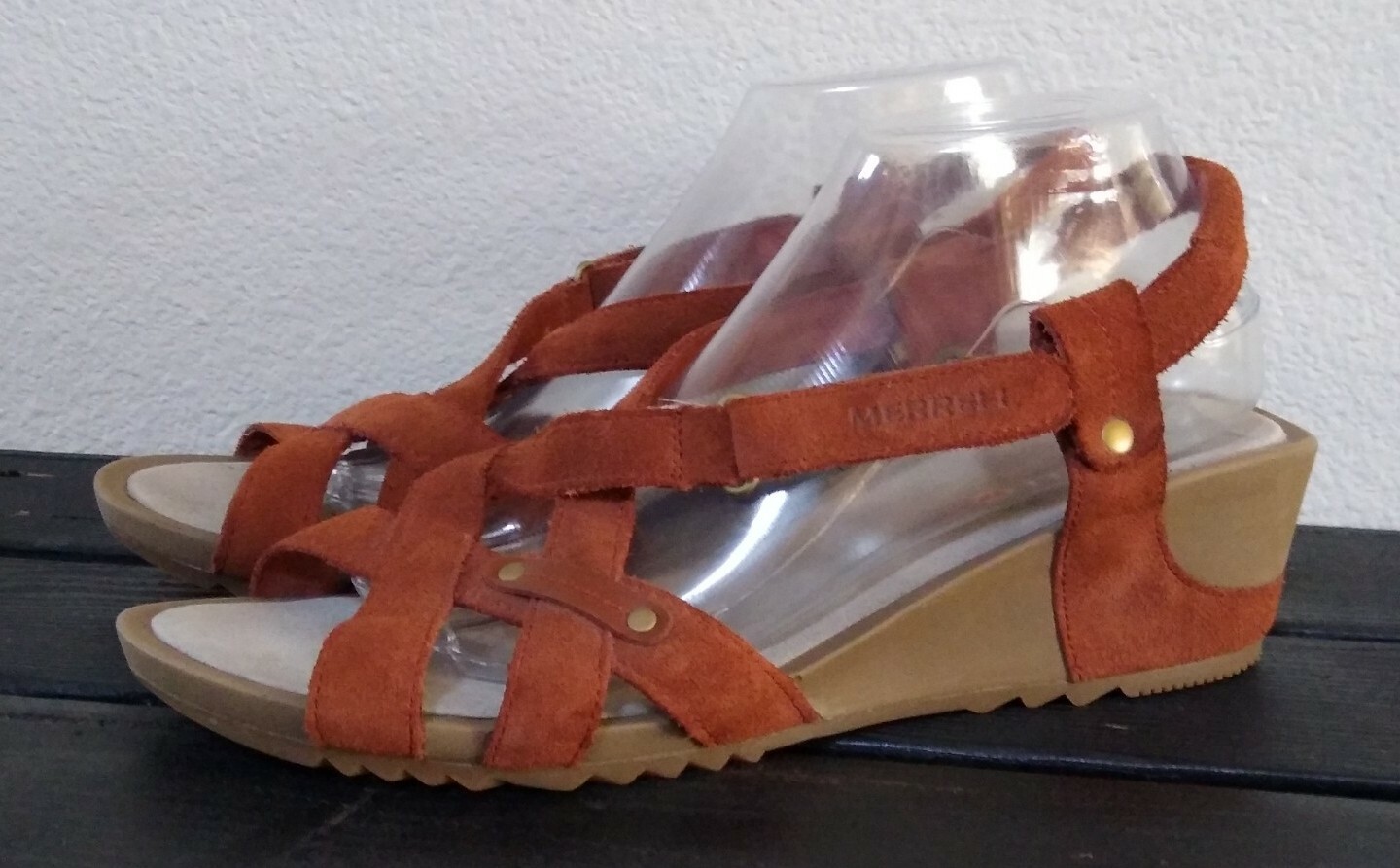 Merrell Sandalo con zeppa e cinturino Revalli tartaruga US 11 EUR 42 J22010