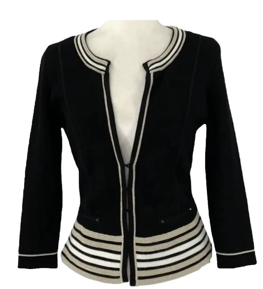 Черные нейлоновые свитера из кардигана White House для женщин