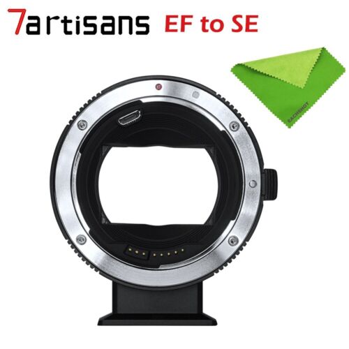 7Artisans EF-SE Lens Adapter Auto Focus for Canon EF/EF-S Lens to Sony E Camera - Photo 1/8