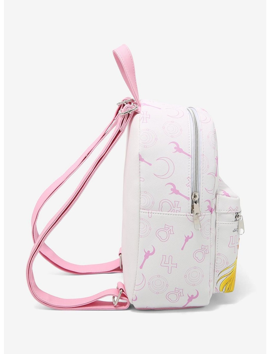 Sailor Moon , Sailor scouts Pink Icons Mini Backpack  display picture 3