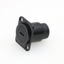 2 Pcs USB C Female to Type C Female Panel Mount Coupler Pass Through Connector