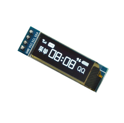 IIC I2C 0.91'' 128x32 white OLED LCD Display Module 3.3v 5v For PIC  Arduino NEW