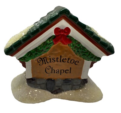 Dept 56 Santabear Village Mistletoe Wedding Chapel Sign 56.05723 New!
