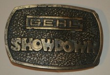GEHL Showdown Belt Buckle by Bergamot