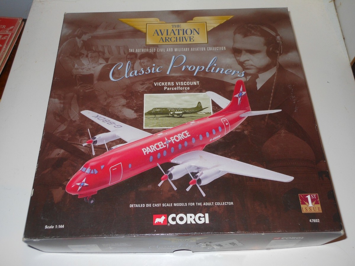 Corgi Aviation Archive 1:144 scale VICKERS VISCOUNT Parcelfore die