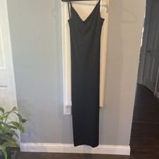 Vintage Hugo Buscati Black Fitted Gown. Sz 2