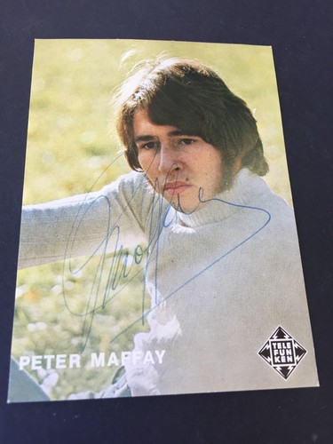 PETER MAFFAY original signierte ältere Autogrammkarte 7,5 x 10 aus 70'er Jahre