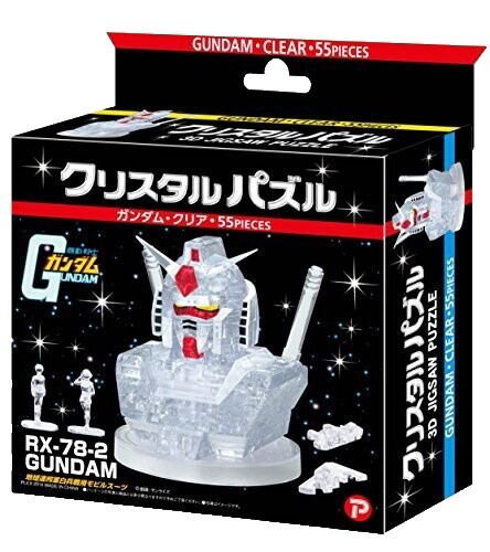 3D Crystal Puzzle 55 Piece Crystal Puzzle Gundam Clear,50198 | eBay