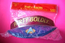 Star Trek Party Boldly PARTY VISORS (1993).   (FREE SHIPPING)